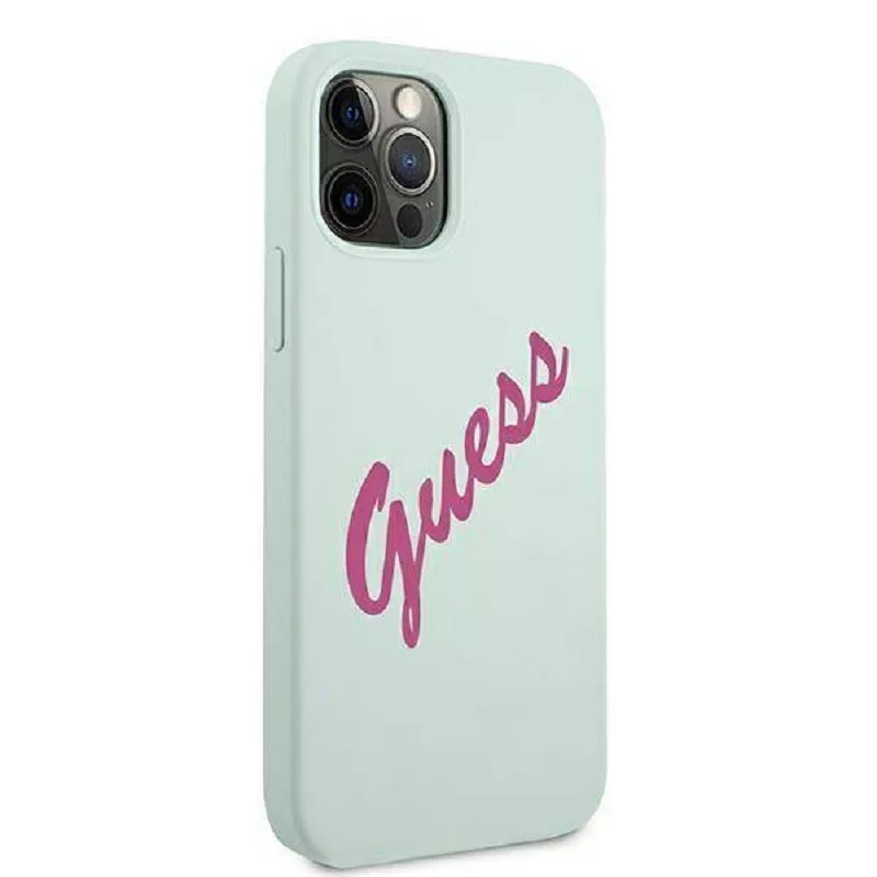Guess Funda Fuschia para Apple iPhone 12 Pro Max 6,7 pulgadas azul