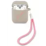 Guess Apple AirPods 1/2 funda de silicona Vintage Case gris