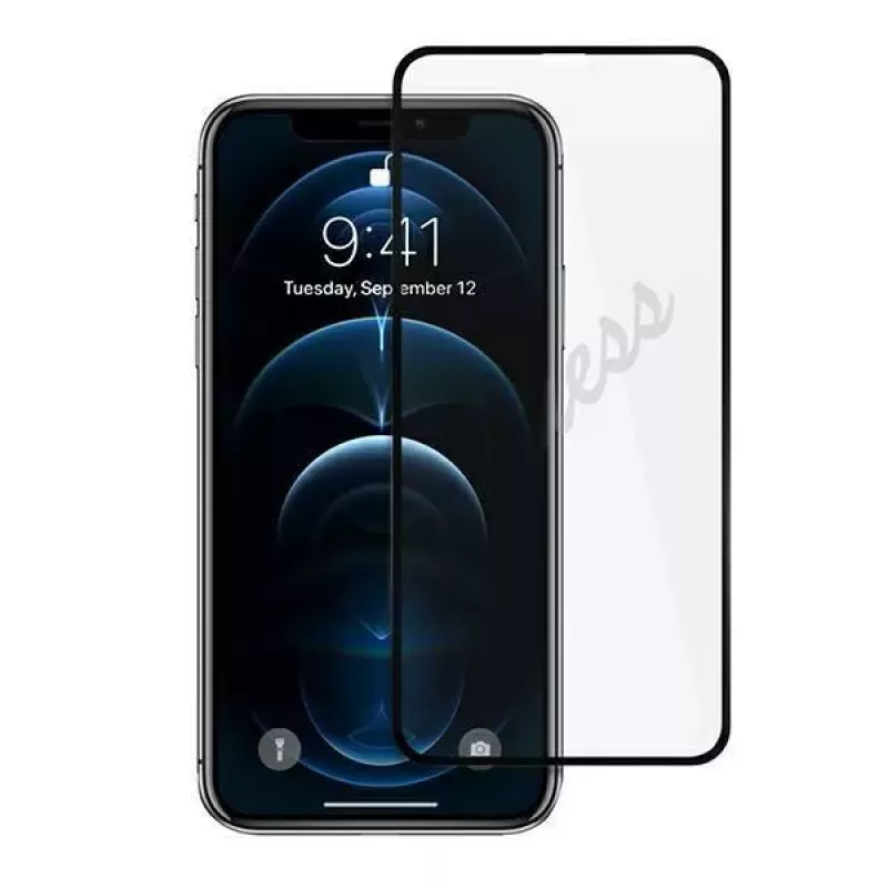 Guess Lámina protectora de pantalla Templado Glass GUSPP12LSLTR para Apple iPhone 12 Pro Max 6,7 pulgadas Vintage Magic Logo