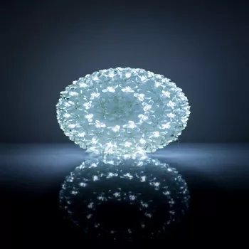 iLike Bumba ar puķēm 465 200LED D-20cm Blanco Lámpara esférica decorativa con estampado floral