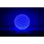 iLike Esfera de luz LED decorativa con flores 300 LEDs Azul 25 cm