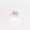 RS-208 Esfera LED con flores 50 LEDs Blanco 11 cm