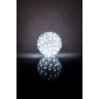 RS-208 Esfera LED con flores 50 LEDs Blanco 11 cm