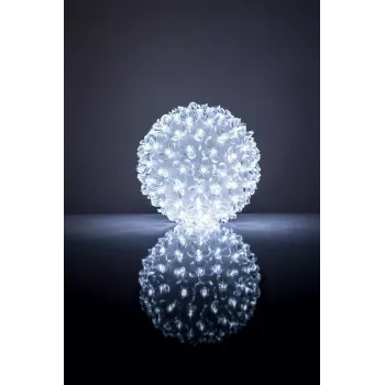 iLike Bumba ar puķēm RS-209 100LED D-14cm Blanco Lámpara LED decorativa