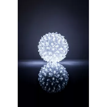 iLike Christmas Lights Ball RS-214 80LED D-13cm Blanco