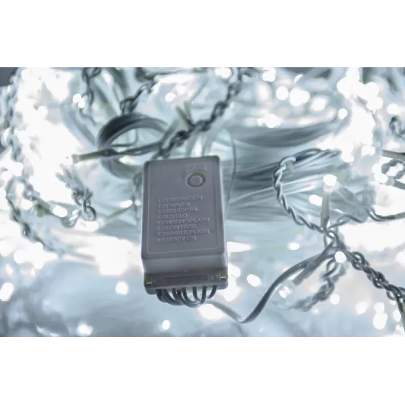 iLike RS-100W 100 LED guirnalda luminosa 5m blanca IP44