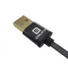 Evelatus cable de datos Micro USB EDC02 conectores bañados en oro por ambos lados negro