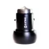 Evelatus EC7DC01 cargador de coche 3,1A 2 puertos USB con herramienta de escape de acero inoxidable negro
