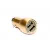 Evelatus ECC01 GOLD cargador de coche 2 puertos USB 3,1A con herramienta de escape de acero inoxidable oro