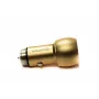 Evelatus ECC01 GOLD cargador de coche 2 puertos USB 3,1A con herramienta de escape de acero inoxidable oro
