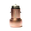 Evelatus cargador de coche universal ECC01 rosa 2 puertos USB 3,1A con herramienta de escape de acero inoxidable