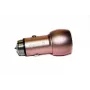 Evelatus cargador de coche universal ECC01 rosa 2 puertos USB 3,1A con herramienta de escape de acero inoxidable