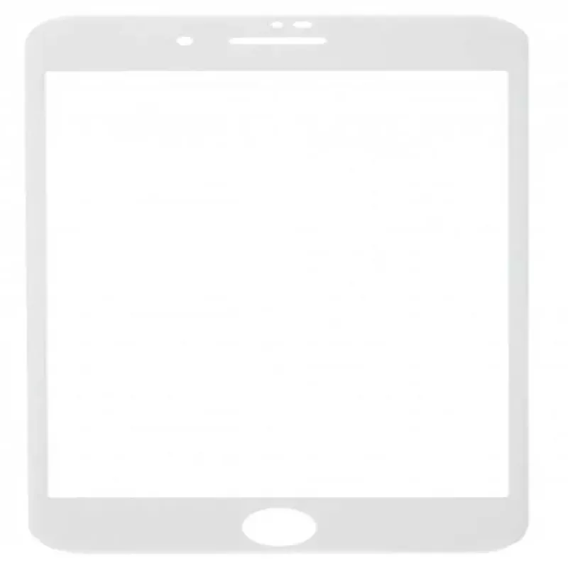 EVELATUS Protector de Pantalla Apple iPhone 7/8/SE2020/SE2022 2.5D Full Cover Japan Glue Glass Anti-Static Blanco