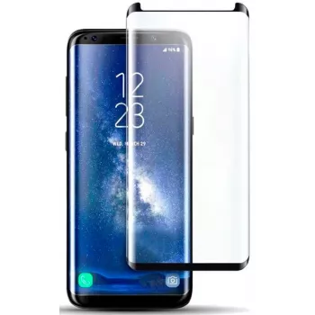 Evelatus Samsung Galaxy S8 Plus G955 3D Case Friendly protector de pantalla (pegamento en bordes) - transparente
