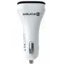 Evelatus cargador de coche rápido QCC02 blanco