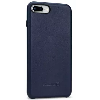 Evelatus Apple iPhone 7/8 Plus Funda de Piel Prestige Azul Oscuro