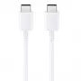 Samsung EP-DW767JWE 25W Cable Universal 3A Rápido USB-C a USB-C de Datos y Carga 1,8 m (OEM)