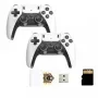 GameBox HY01 Consola Retro 64 bits 20K Juegos 4K HDMI Stick / Android Box con 2 Mandos Inalámbricos Blanco