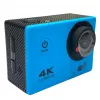 iWear K1 Cámara Deportiva Wi-Fi Ultra HD 4K 16Mpix con Mando LCD de 2 Pulgadas y Set de 8 Montajes