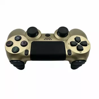 GameBox P4 Mando Inalámbrico Bluetooth con Vibración para PlayStation 4 / PC / TV / TV Box Oro