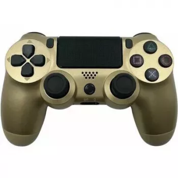 GameBox P4 Mando Inalámbrico Bluetooth con Vibración para PlayStation 4 / PC / TV / TV Box Oro