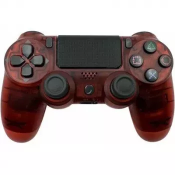 GameBox P4 Mando Inalámbrico Bluetooth con Vibración para PlayStation 4 / PC / TV / TV Box Transparente