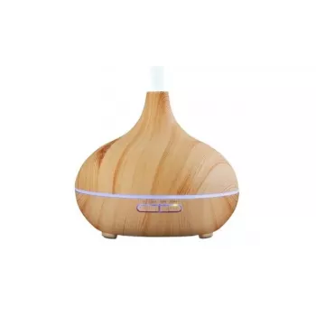 IVY D1 Difusor de Aroma 3 en 1 - Humidificador - Lámpara de Ambiente Nocturna 10W 17cm / 500ml Madera Clara