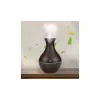 IVY D2 Difusor de Aroma 3 en 1 - Humidificador - Lámpara de Luz Nocturna USB 1,5W 11cm / 300ml Madera Oscura