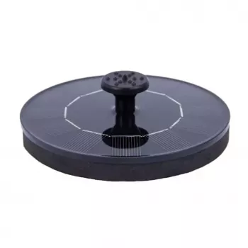 iLike Fuente Solar para Decoración de Jardín Exterior con 3 Boquillas, 16 cm de Diámetro