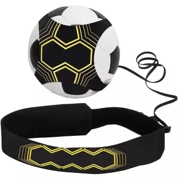 Cinturón de entrenamiento de fútbol solo Kiddyz Football para niños y adultos, balones talla 5-11