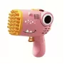 Pistola de pompas de jabón iLike Bubble Gun 40 orificios con soporte para botella para fiestas infantiles en interior y juegos al aire libre