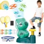 Lanzador de disco volador catapulta Kiddyz KT1 Dino con 2 cohetes