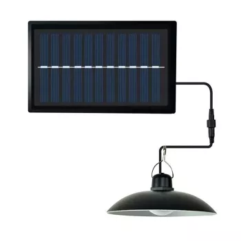 Lámpara colgante solar LED Elight Garden Decor IP65 Solo (14,8x6,4cm) con sensor crepuscular y mando a distancia