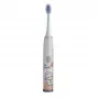 Cepillo de dientes eléctrico sónico infantil Kiddyz T1 para niños de 3-12 años, recargable por USB, 2 cabezales, blanco