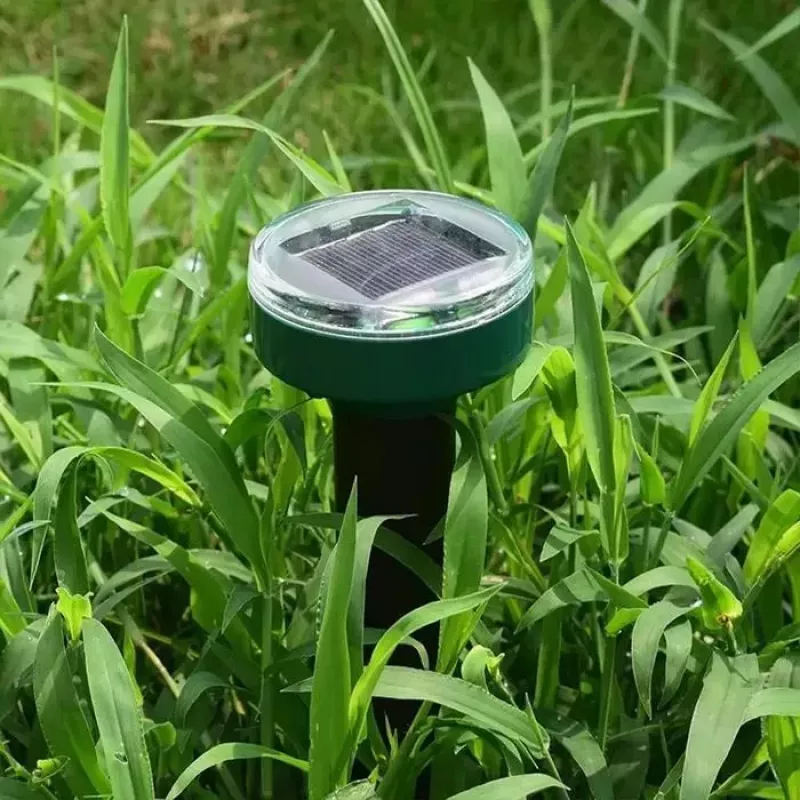 Repelente ultrasónico solar de topos y roedores iLike Gardenera 22,5x6,3 cm set de 2 uds. para jardín y césped