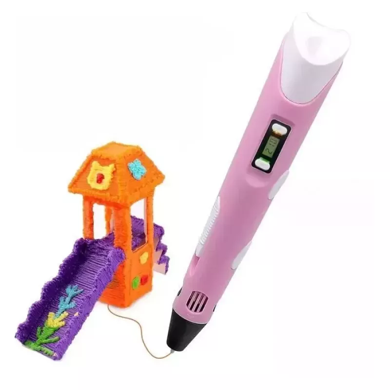 Bolígrafo de impresión 3D Kiddyz K3 alimentado por USB 5V con 10m de filamento PLA de prueba