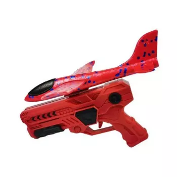 Lanzador de avión de poliestireno Kiddyz con planeador, juguete ligero y duradero