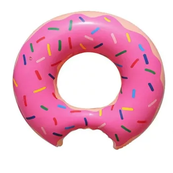 Flotador hinchable IVY en forma de donut, anillo y tubo de agua para niños y adultos