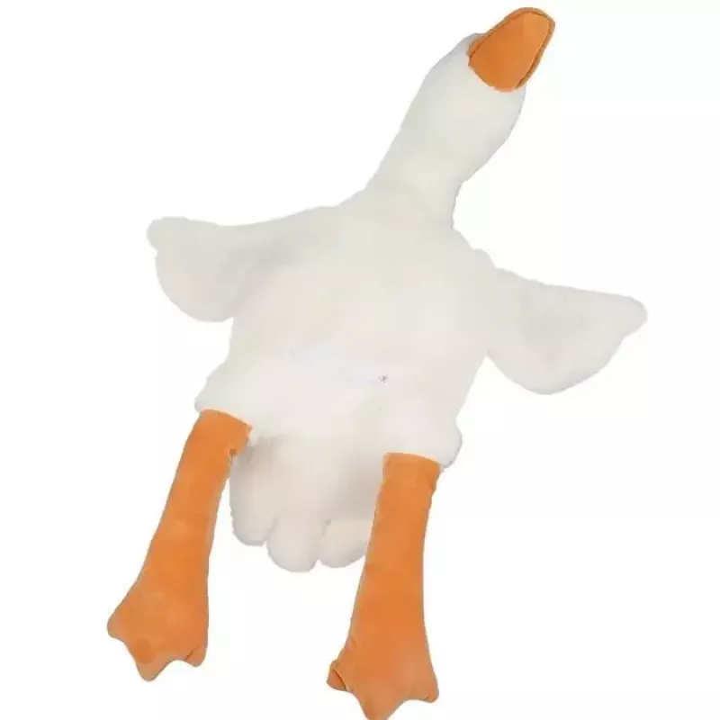 Peluche de ganso Kiddyz 50cm almohada suave de animal en pose plana, juguete decorativo bonito