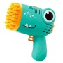 Pistola de pompas de jabón Kiddyz Bubble Gun 40 orificios con soporte para botella para fiestas infantiles en interior y juegos al aire libre