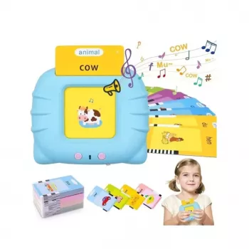 Juguete de aprendizaje de idiomas Kiddyz con tarjetas 112 uds. reconocimiento y pronunciación de palabras en inglés