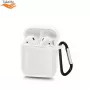 TakeMe Funda protectora de silicona suave ultrafina para AirPods Blanco