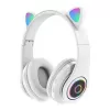 Bemi B39 auriculares inalámbricos Bluetooth para niños con radio FM, MP3, MicroSD y llamadas - Blanco