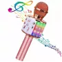iWear M85 micrófono de karaoke con efectos divertidos para niños y adultos con altavoces y grabadora Micro SD USB Bluetooth