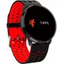 iWear M9 reloj inteligente redondo Smart & Fit con pantalla táctil completa de 1,3 pulgadas IPS, control multimedia, frecuencia cardíaca, presión arterial, Negro