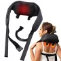 iLike Fitpro SHH Masajeador multifunción de hombro con calor, adaptadores de carga de viaje y coche