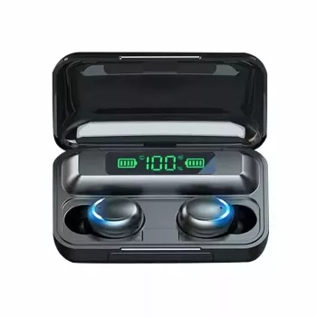 WoW 5C Sport & Leisure Super-Fit Auriculares estéreo TWS Bluetooth 5.1 con micrófono HD y carga LED USB