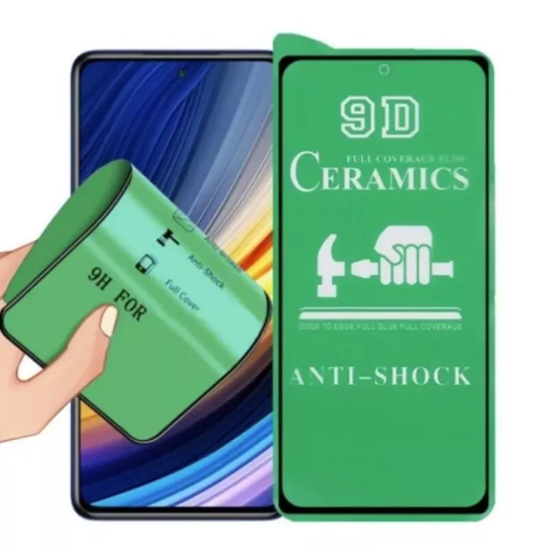 TakeMe Protector de pantalla de cristal templado cerámico HARD de superficie completa para Apple iPhone 14 Pro