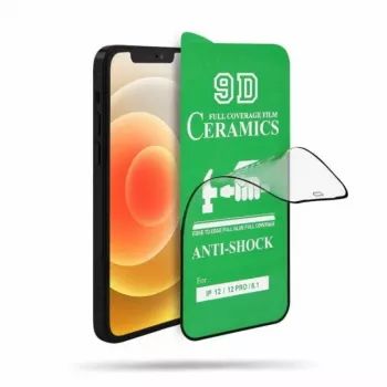 TakeMe Protector de pantalla de cristal templado cerámico HARD de superficie completa para Apple iPhone 14 Pro