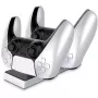 CP PS5 Base de carga de doble ranura para mando DualSense de PlayStation 5 con USB-C negro